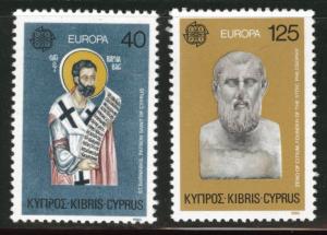 Cyprus Scott 533-534 MNH** 1980 Europa stamp set
