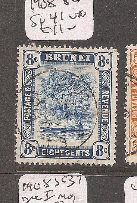 Brunei 1916 SG 49-50 VFU (2cdd)