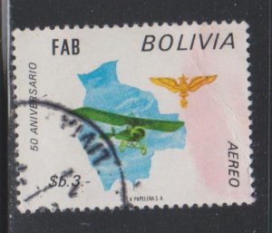 Bolivia, 3b Air Force (SC# C331) USED