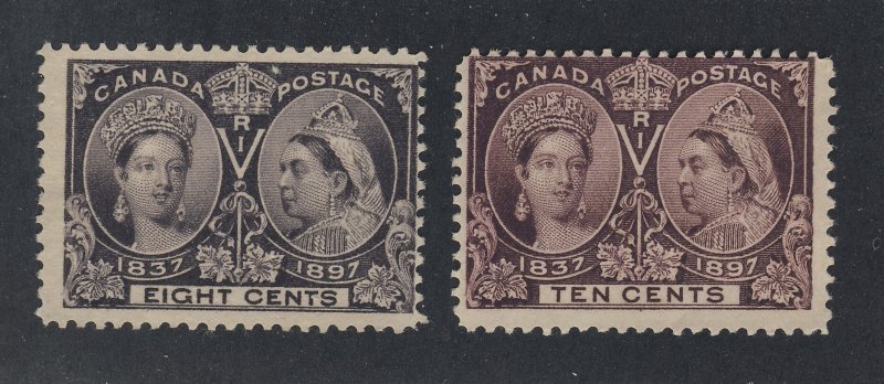 2x Canada Victoria Jubilee Stamps; #56-8c MNG #57-10c MNG Guide Value = $135.00