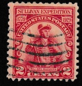 SC# 657 - (2c) - Sullivan Expedition, used single