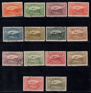 MOMEN: PAPUA NEW GUINEA SG #212-225 1939 USED £1,000 LOT #67812