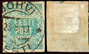 Estonia 2 15k imperf used hinged