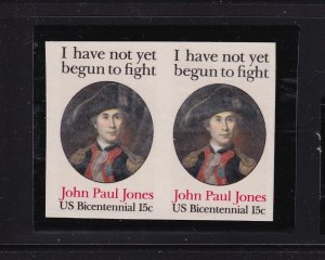 1979 John Paul Jones 15c Sc 1789Pg imperforate pair ABNCo Archives proof (Q3