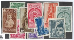 Italy SC#367-378 MNH F-VF SCV$375.00...Nice Value!