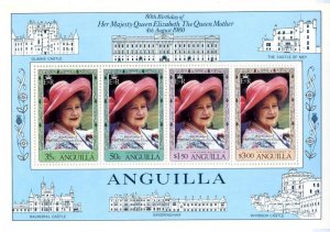 Anguilla MNH S/S 397a QE II 80th Birthday1980 SCV 6.00