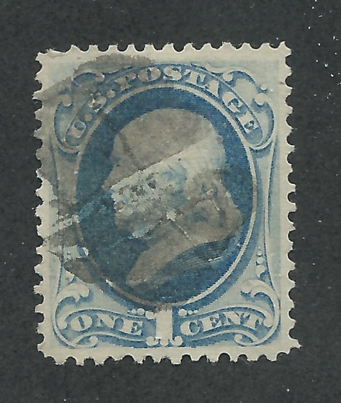 182 Used,  1c. Franklin, XF-Superb