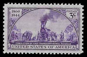 PCBstamps   US # 922 3c Transcontinental Railroad, MNH, (10)