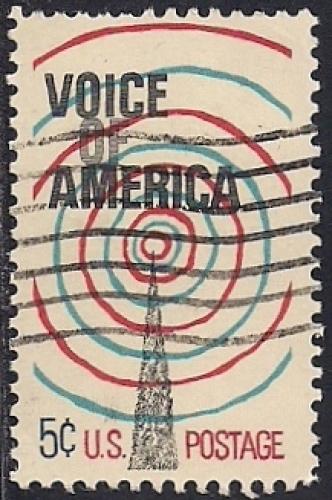 1329 5 cent Voice of America VF used