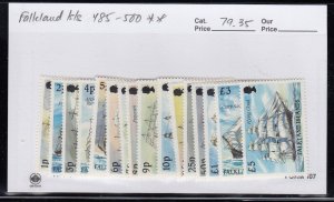 Falkland Islands 485-500 Ships mnh