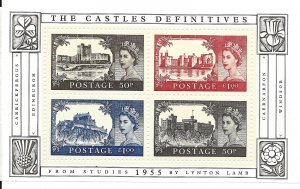 2005 MS2530 Castle Definitives  Miniature Sheet - UNMOUNTED MINT