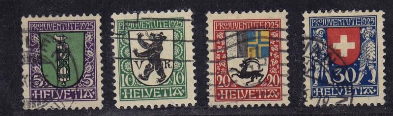 SWITZERLAND #B33-B36 CV $11.00 item #A36