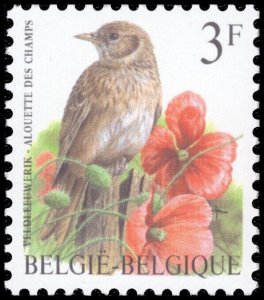 Belgium 1997 Sc 1651 Bird Skylark