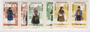 1966 Germany GDR Provincial Costumes (2nd Series) MNH** A26P12F30536-
