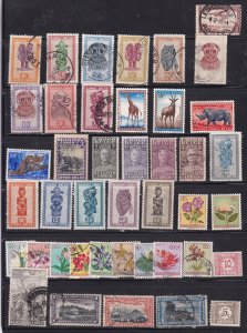 Country Collection of Belgian Congo - 80+ Different