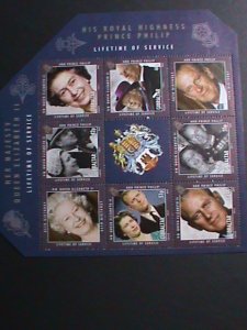 GIBRALTAR-2011-SC#1267-72 -QUEEN ELIZABETH II -MNH S/S-SCV.$24