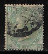 Great Britain 48 plate 4 used  2013 SCV $225.00  -- 10568..