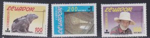 Ecuador # 1241-1243, Tourism Scenes, MInt NH, 1/2 Cat.