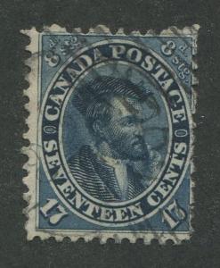 CANADA #19 USED F/VF DATED