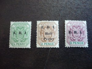 Stamps - Transvaal - Scott# 246,247,249 - Mint Hinged Part Set of 3 Stamps