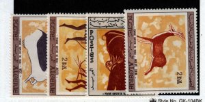 Algeria Sc 365-8 NH issue of 1967 - Ancient Wall Paintings