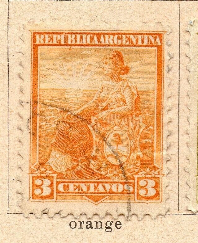 Argentina 1900 Early Issue Fine Used 3c. NW-11765