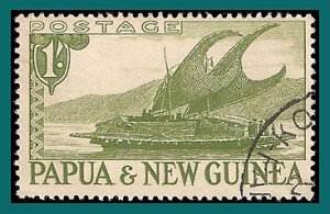 Papua New Guinea 1952 Lakatoi, used  #131,SG10