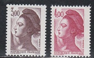 France # 1802-1803, Liberty, Mint NH,