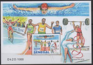 OFFER Senegal 2016 Jeux Olympiques Olympic Games Olympia Rio de Janeiro