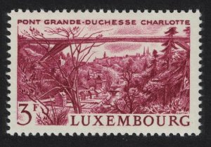 Luxembourg Grand Duchess Charlotte Bridge 1966 MNH SG#787