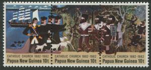 Papua New Guinea- Scott 570 - General Issue -1982 - MNH - Strip of 3 Stamp