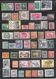 WORLDWIDE Page #744 of 50+ Stamps Mixture Lot Collection / Lot