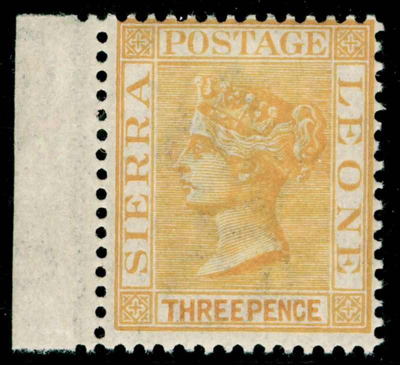 SIERRA LEONE SG32, 3d yellow, LH MINT.