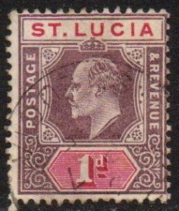 St. Lucia Sc #51 Used