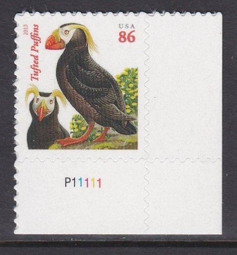 4737 Tuft Puffins MNH