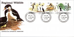 Australian Antarctic Territory, Worldwide First Day Cover, Birds, Polar