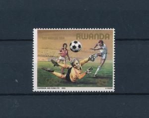 [46345] Rwanda 1984 Olympic games Los Angeles Football from set MNH