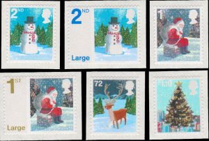 Great Britain 2006 - Christmas  MNH  set  # 2412-2417