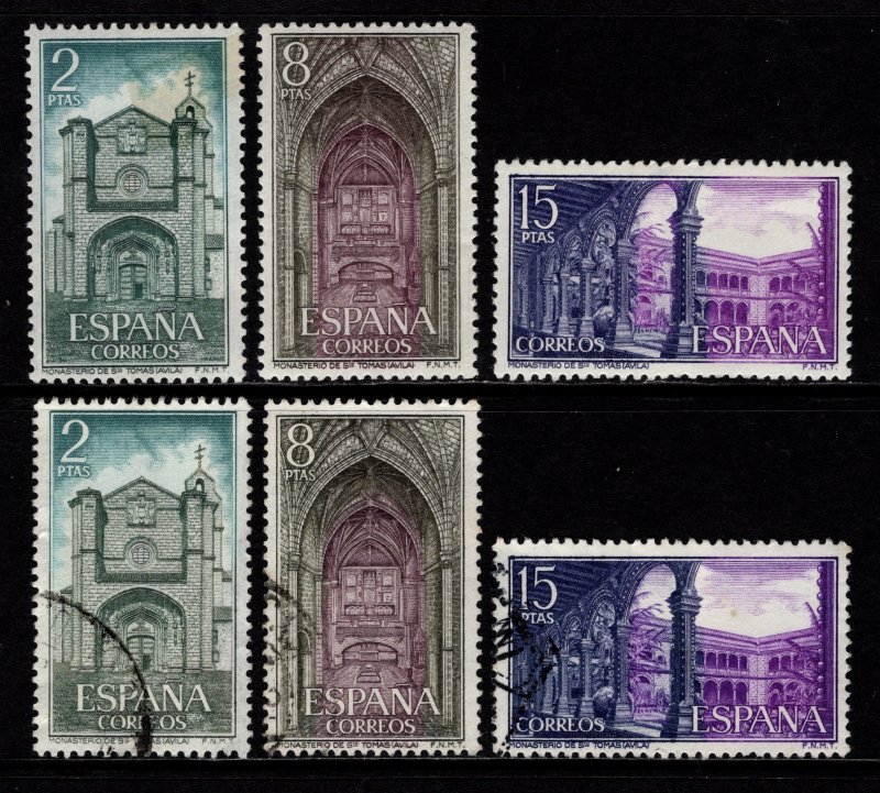 Spain 1972 Monastery of St Thomas, Avila, Set [Unused/Used]