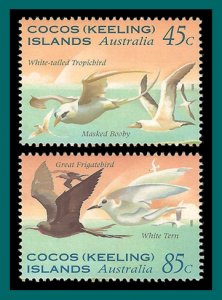 Cocos 1995 Sea Birds, MNH #300-301,SG323-SG324