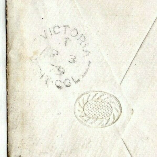 GB SCOTS ISLANDS *Lerwick* Cover TAXE Vancouver Island 1879 Transatlantic EP372