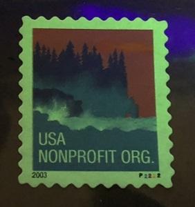 US #3785b Sea Coast Used PNC Single Plate #P2222 tagged error