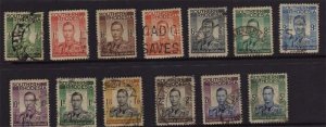 Southern Rhodesia 1937 KGVI Sc 42-54 set FU