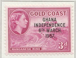 1957 GHANA 3D MH* Stamp A4P40F40119-