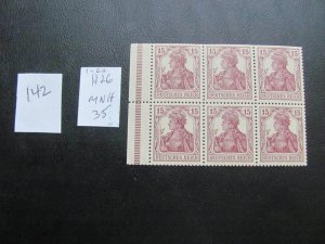 GERMANY 1920 MNH  MI.  H26  Booklet  XF 35 EUROS (127)