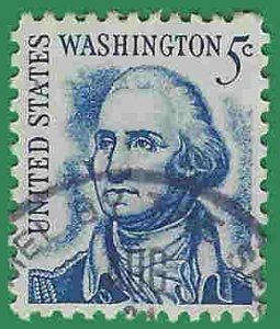 #1283b 5c George Washington (Redrawn) 1967 Used