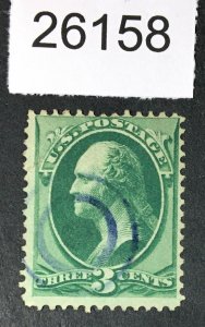 US STAMPS # 158 USED CAT. $ LOT #26158