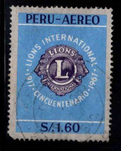 Peru  Scott C217  Used Lions Intl stamp