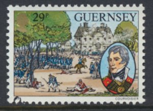 Guernsey  SG 329  SC# 304 Ships Battles Dolyle First Day of issue cancel see ...