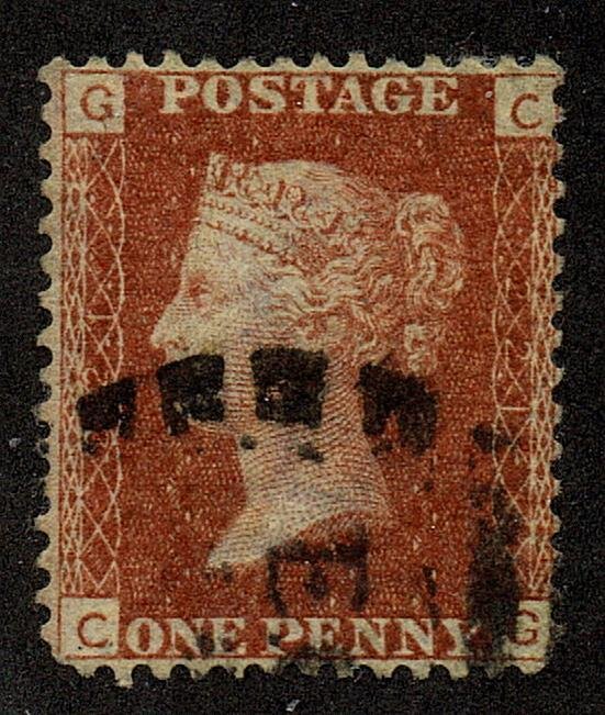 Great Britain #33 Plate 221 - Issue of 1864 - Used - SCV $25